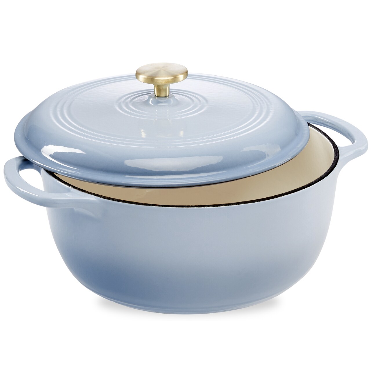 Best Choice Products 7.5 Quart Enamel Cast-Iron Dutch Oven, Heavy-Duty Cookware w/ Dual Handles, Lid